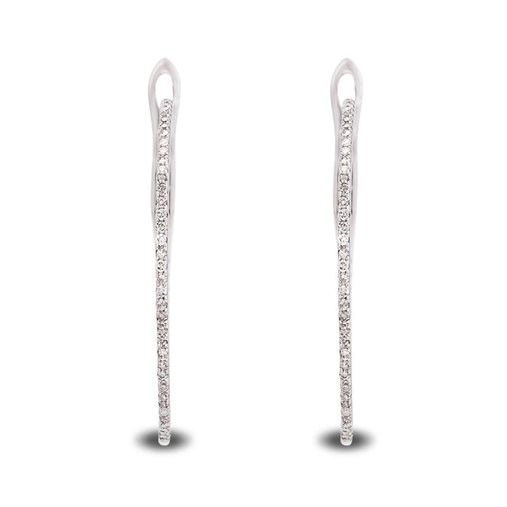 0.20ct Pırlanta Halka Küpe