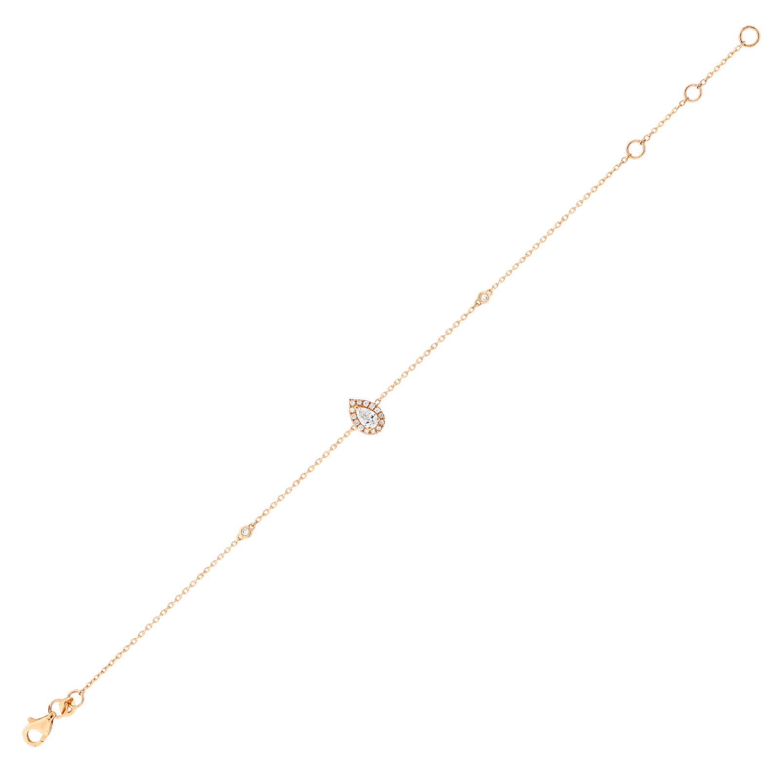 0.28ct Damla Pırlantalı Bileklik