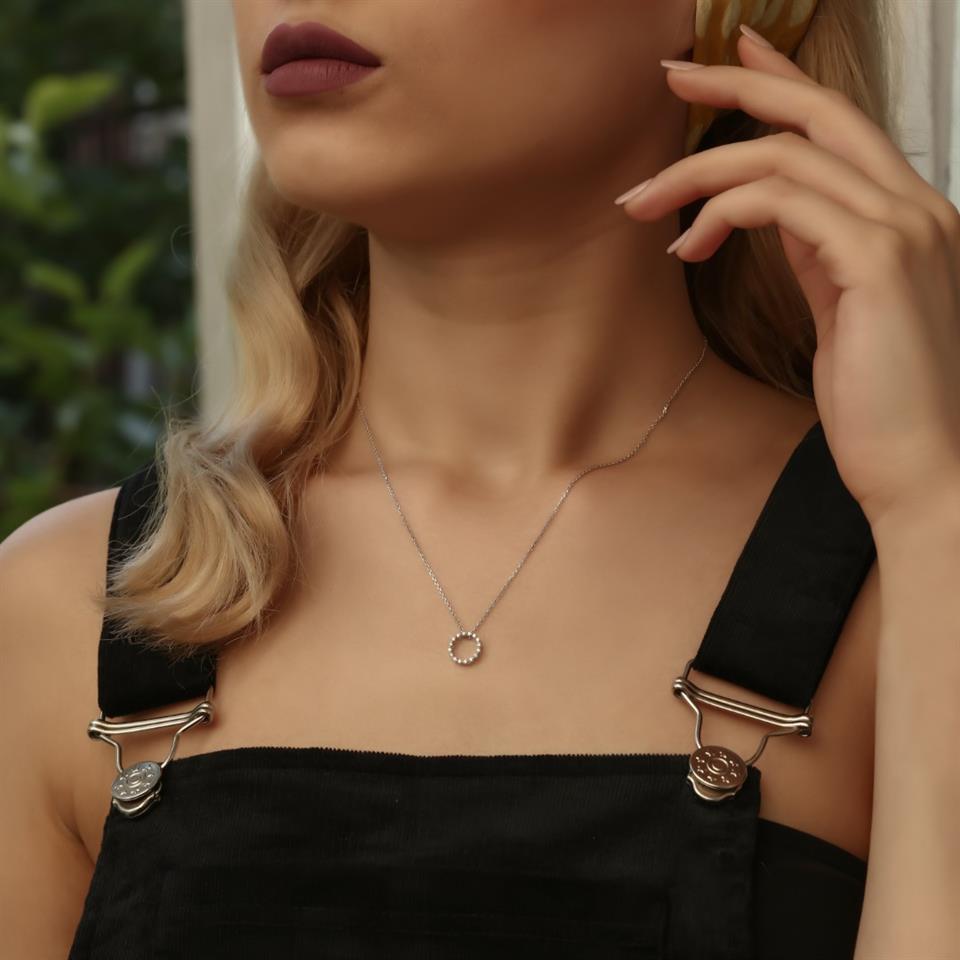 0.15ct Pırlanta Tasarım Kolye