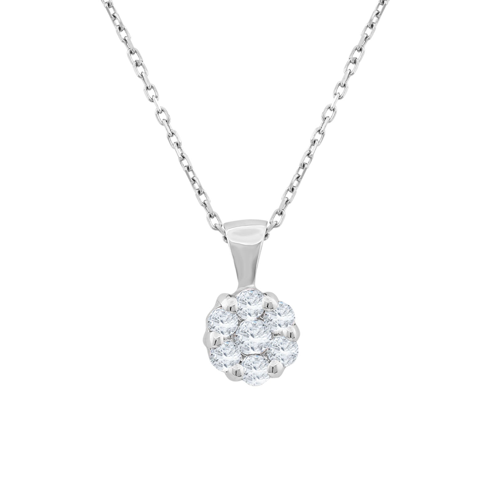 0.21ct Pırlantalı Kolye
