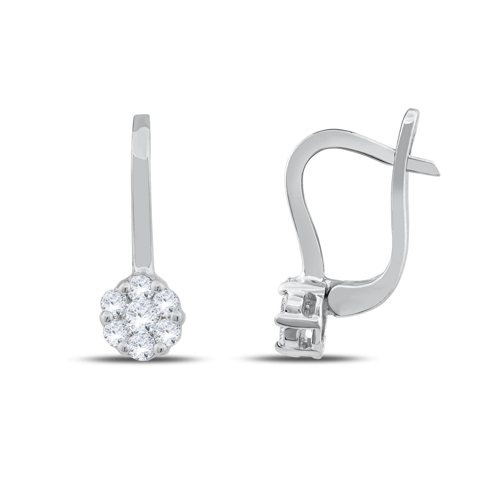 0.50ct Pırlantalı Küpe