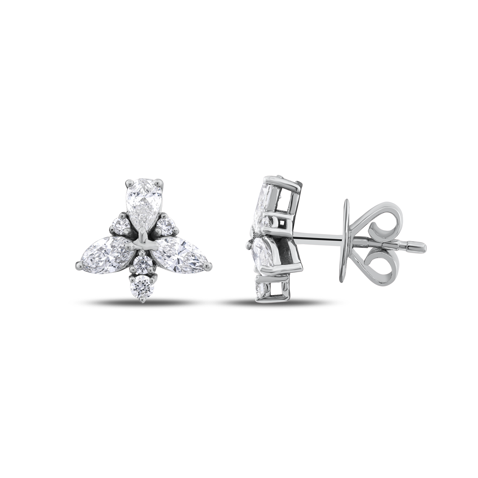 1.02ct Pırlantalı Küpe