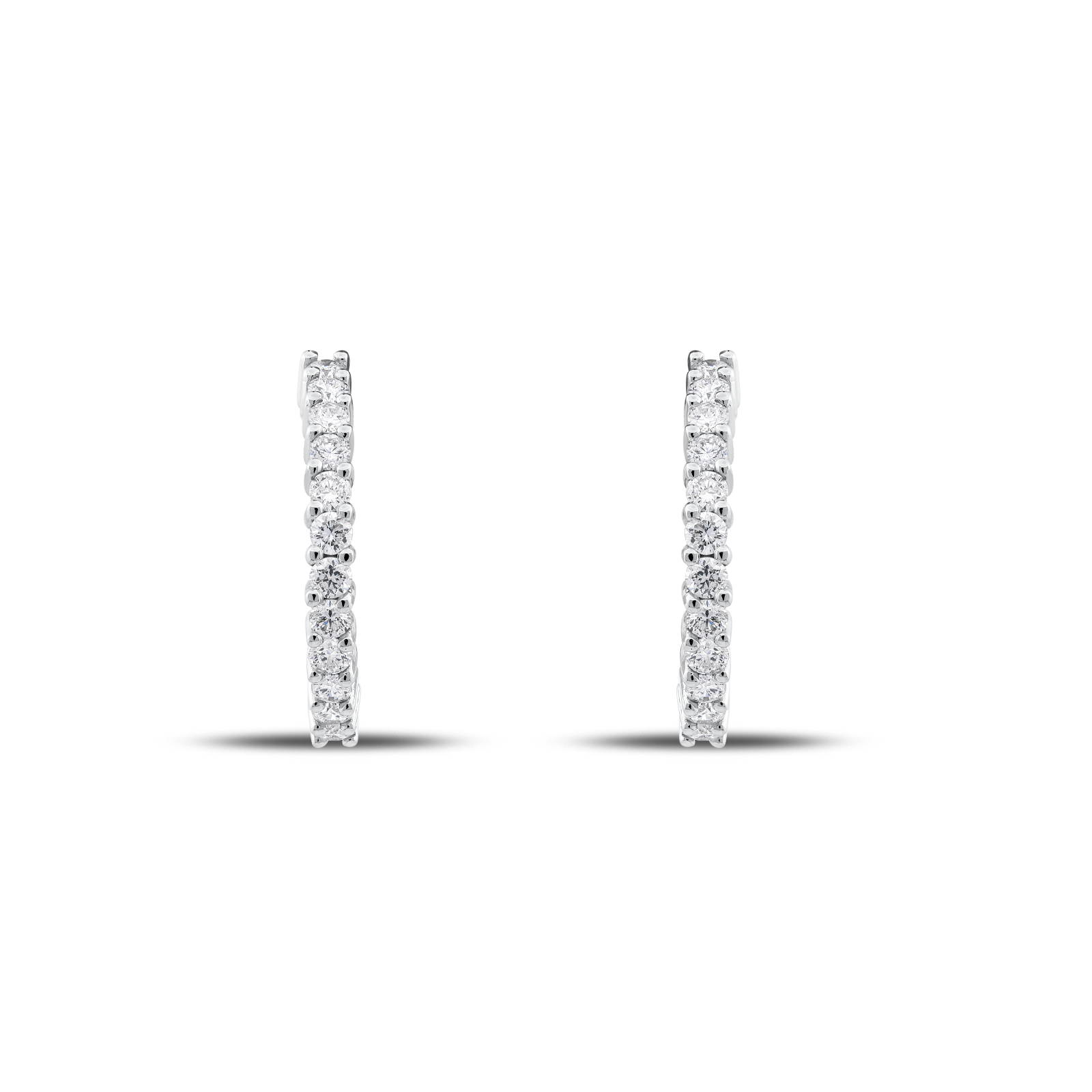 0.81ct Pırlantalı Halka Küpe