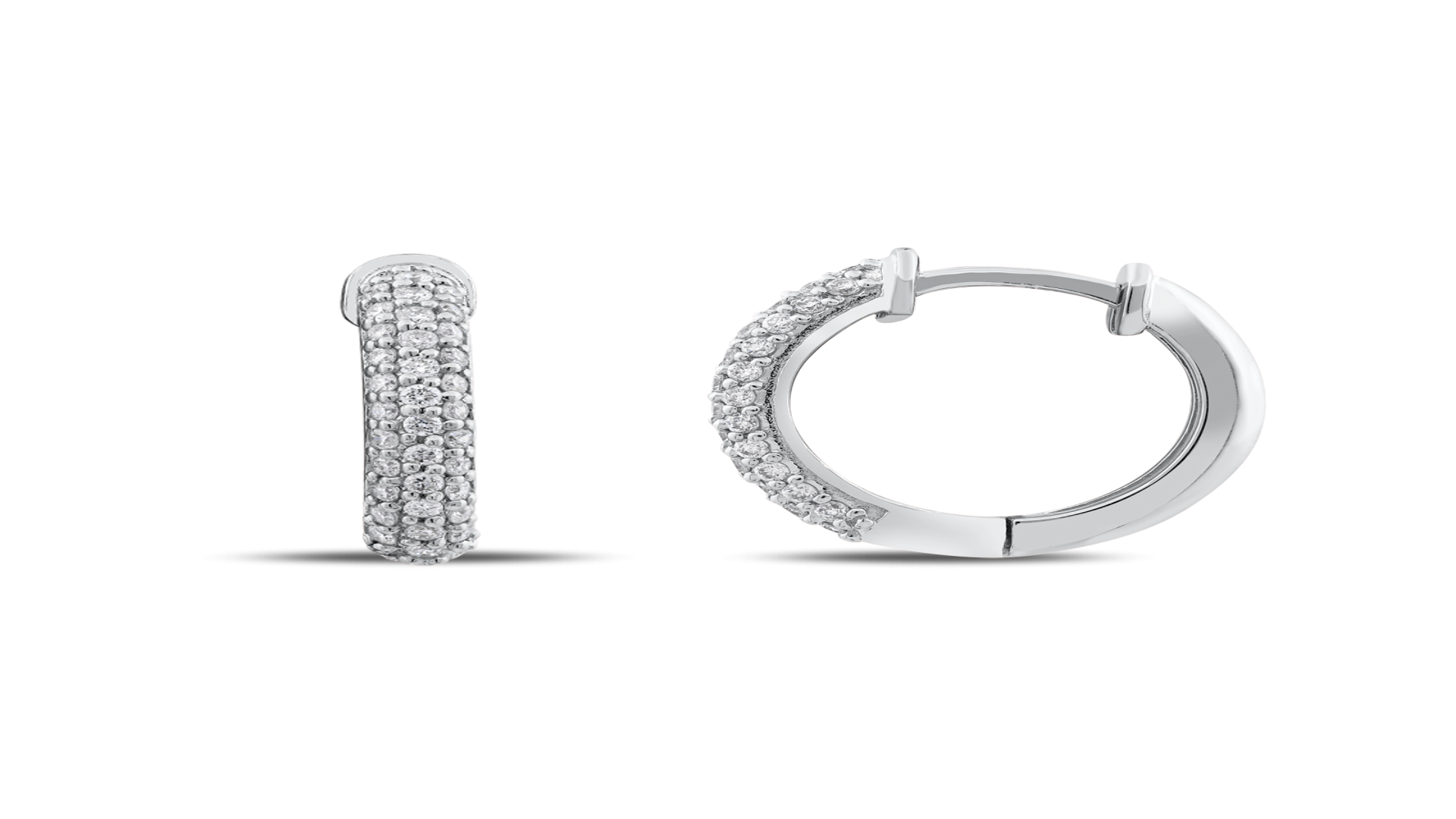 0.25ct Pırlantalı Halka Küpe