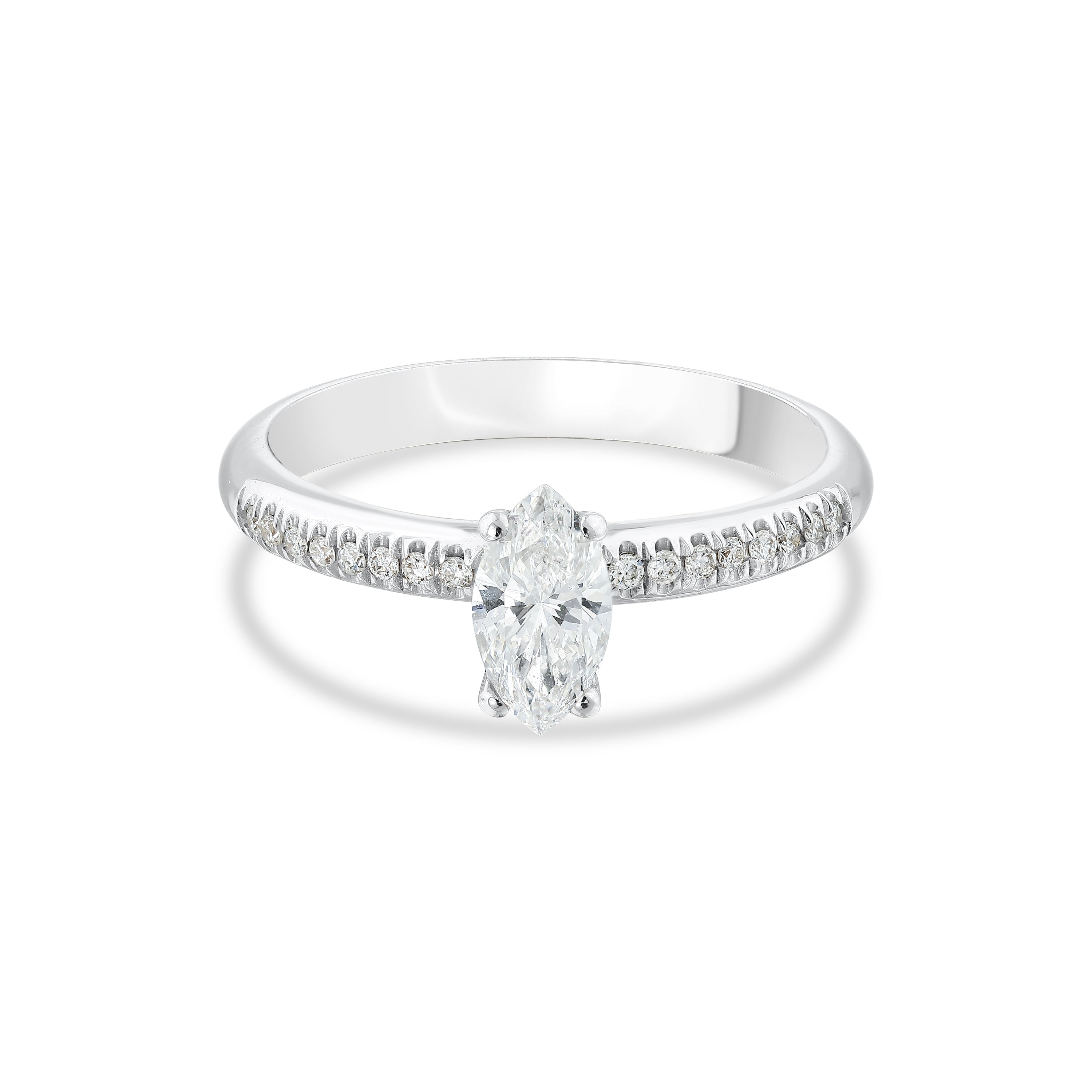 0.50ct Markiz Tasarım Pırlanta Yüzük