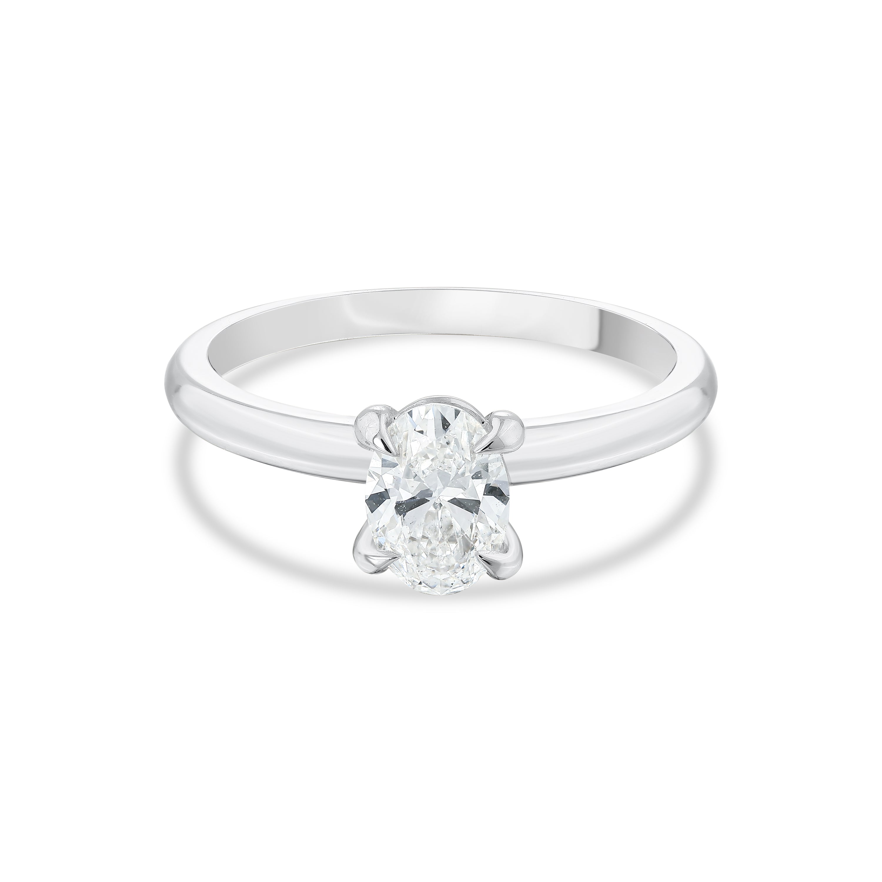 0.70ct Oval Tektaş Pırlanta Yüzük
