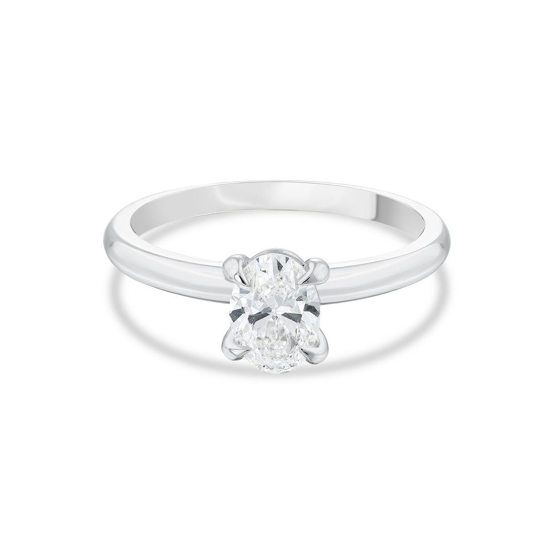 0.70ct Oval Tektaş Pırlanta Yüzük