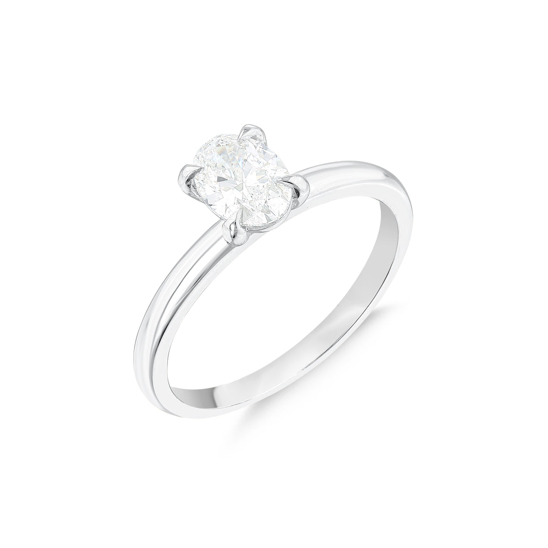 0.70ct Oval Tektaş Pırlanta Yüzük