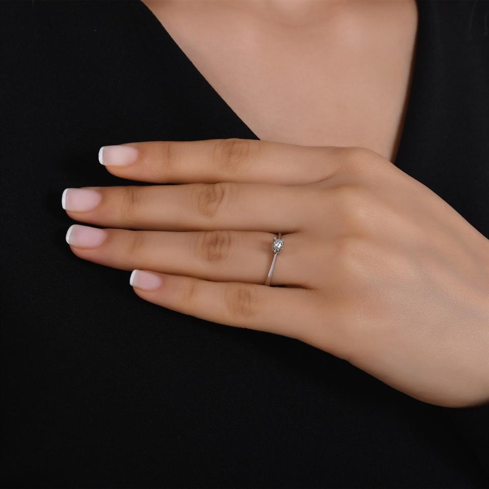 0,10ct Tektaş Pırlanta Yüzük