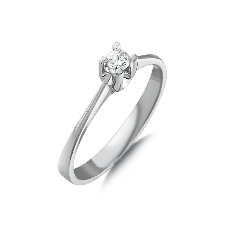 0,10ct Tektaş Pırlanta Yüzük